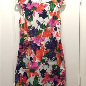 J crew floral dress
